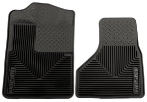 Ford F-450 Super Duty Floor Mats - Front - Husky Liners - Heavy Duty - Black - `08-`10